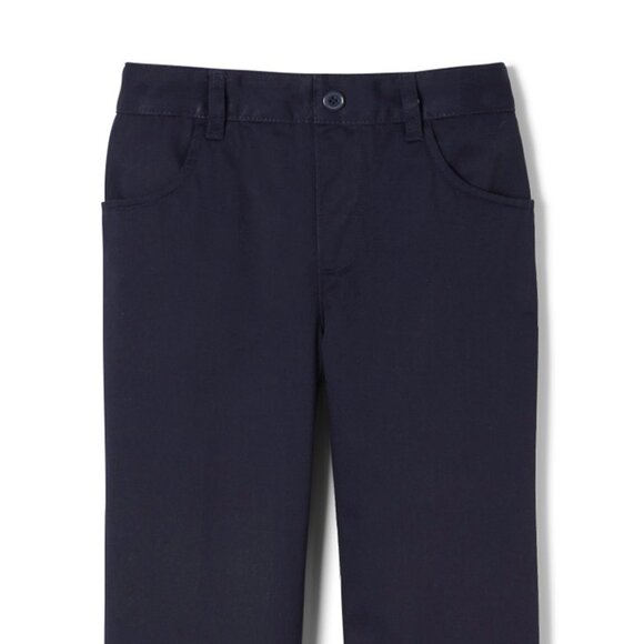 French Toast SK9317 Girls Pull-On Bootcut Pant Navy - Picture 3 of 3